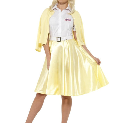 Grease Kostuum Geel Dames Sandy van Smiffys koop je bij Partywinkel