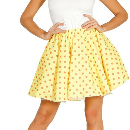 Grease Kostuum Set Geel 50's Dames L van Fiestas Guirca koop je bij Partywinkel