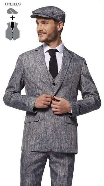 Grijs Pak Jaren 20 van Suitmeister koop je bij Partywinkel