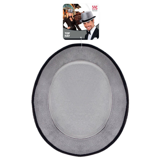 Grijze Hoed Hoog van Widmann koop je bij Partywinkel