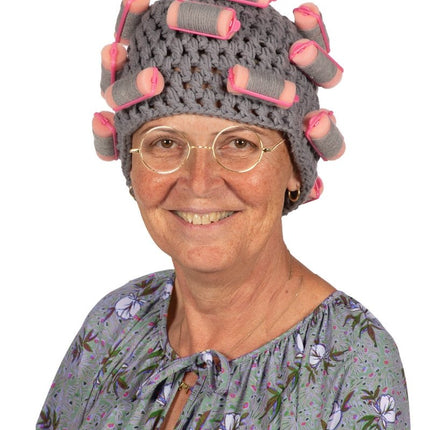 Grijze Muts Krulspelden van Wilbers & Wilbers koop je bij Partywinkel