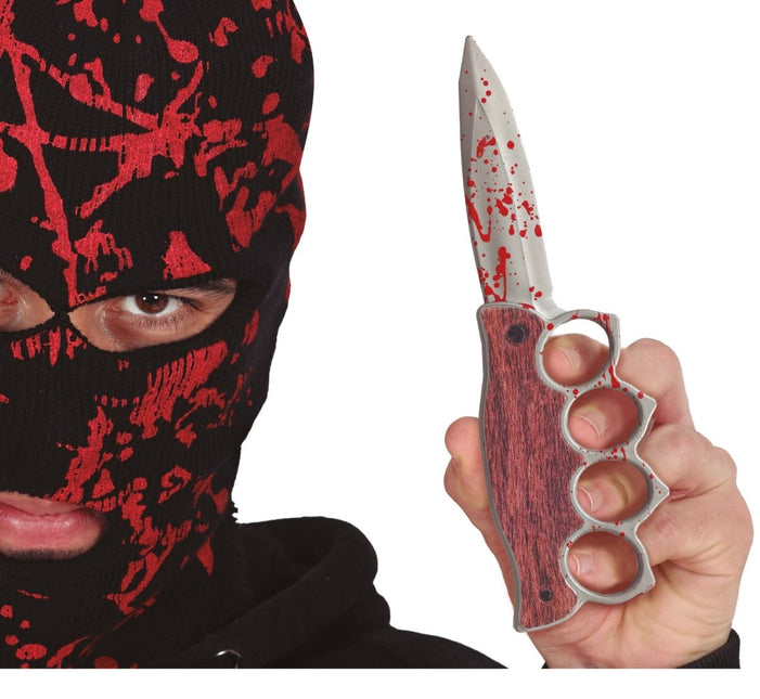 Grijze Nep Mes Amerikaans 20cm van Fiestas Guirca koop je bij Partywinkel