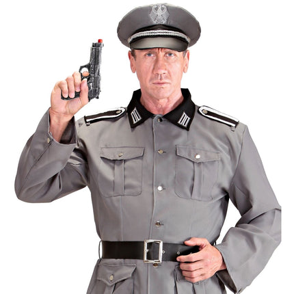Grijze Nep Pistool 19cm van Widmann koop je bij Partywinkel