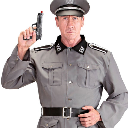 Grijze Nep Pistool 19cm van Widmann koop je bij Partywinkel