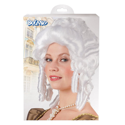 Grijze Pruik Barok Vrouw van Boland koop je bij Partywinkel