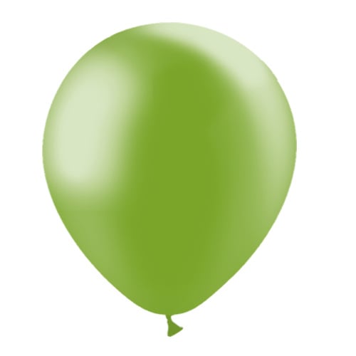 Groene Ballonnen Metallic 30cm 10st van Balloonia koop je bij Partywinkel