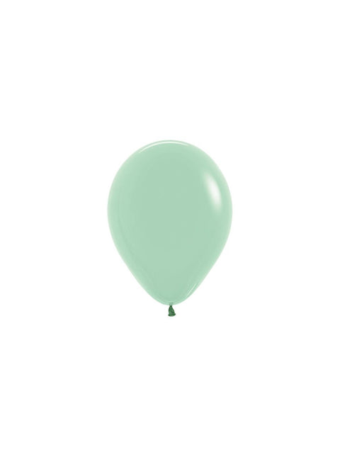 Groene Ballonnen Pastel 12cm 50st van Sempertex koop je bij Partywinkel
