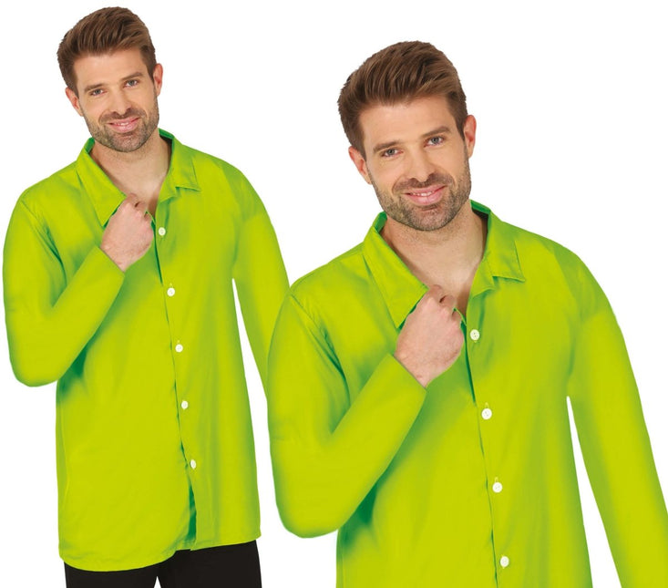 Groene Blouse Heren van Fiestas Guirca koop je bij Partywinkel