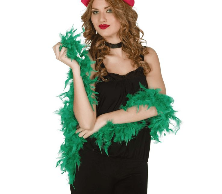 Groene Boa 40gr 1,8m van Fiestas Guirca koop je bij Partywinkel