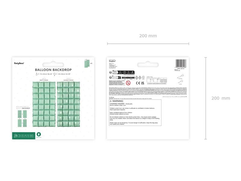 Groene Deurgordijn 1,1m van Partydeco koop je bij Partywinkel