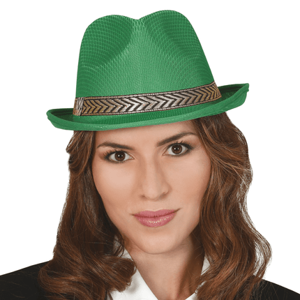 Groene Gangster Hoed van Fiestas Guirca koop je bij Partywinkel