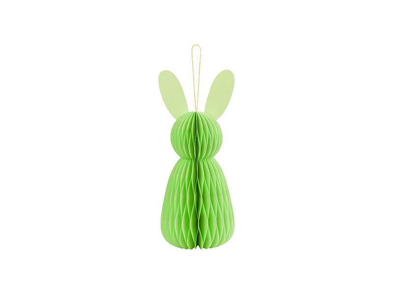 Groene Honeycomb Konijn 30cm van Partydeco koop je bij Partywinkel