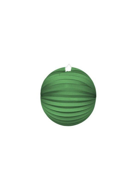Groene Lampion 25cm van WeFiesta koop je bij Partywinkel