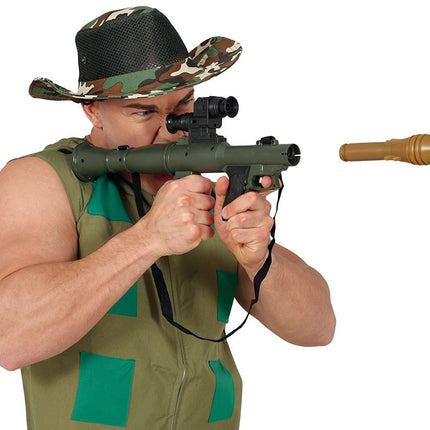 Groene Nep Pistool Bazooka 50cm van Fiestas Guirca koop je bij Partywinkel