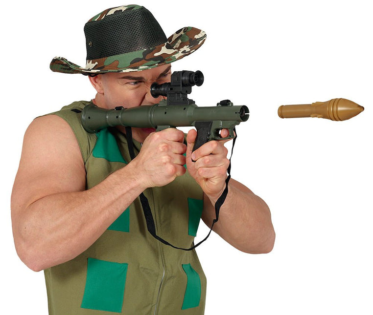 Groene Nep Pistool Bazooka 50cm van Fiestas Guirca koop je bij Partywinkel