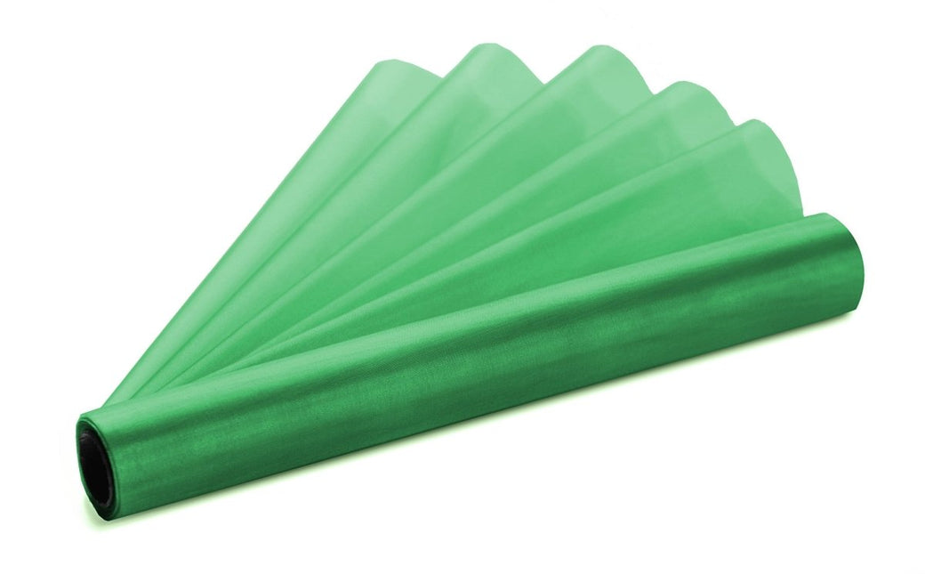 Groene Organza Stof 36cm 9m van Partydeco koop je bij Partywinkel