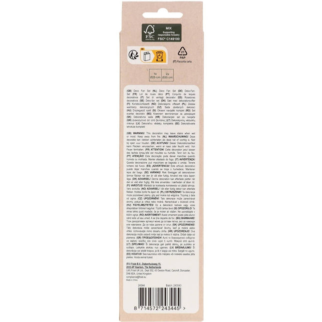 Groene Papieren Waaiers 35cm 3st van Folat koop je bij Partywinkel