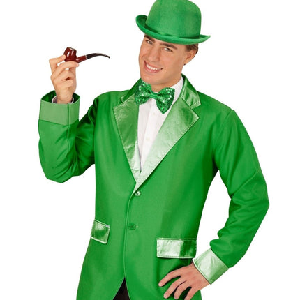 Groene Strik Pailletten Met Licht van Widmann koop je bij Partywinkel