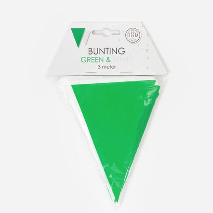 Groen/Wit Mini Slingers 3m van WeFiesta koop je bij Partywinkel