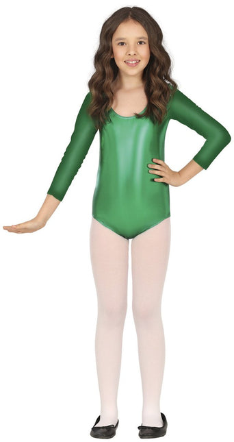 Gympakje Groen Meisje Metallic van Fiestas Guirca koop je bij Partywinkel
