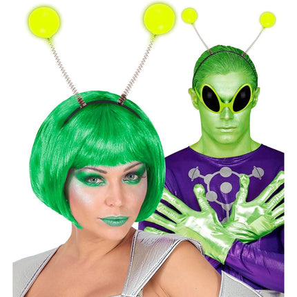 Haarband Alien Glow In The Dark van Widmann koop je bij Partywinkel