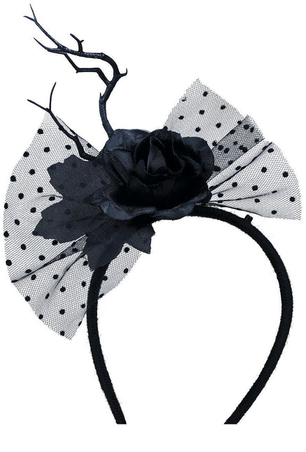 Haarband Bloem En Sluier van Fiestas Guirca koop je bij Partywinkel