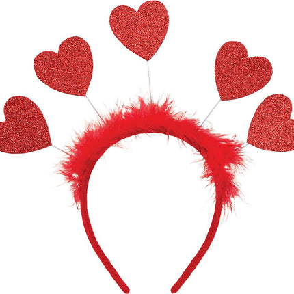 Haarband Hartjes Rood van Fiestas Guirca koop je bij Partywinkel