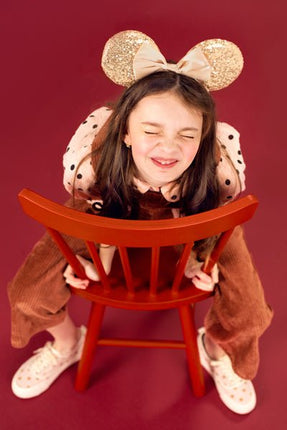 Haarband Muizen Oren Rose Goud 25cm van Partydeco koop je bij Partywinkel