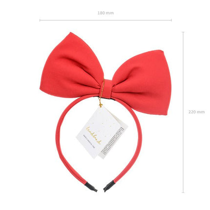 Haarband Rode Strik 21cm van Partydeco koop je bij Partywinkel
