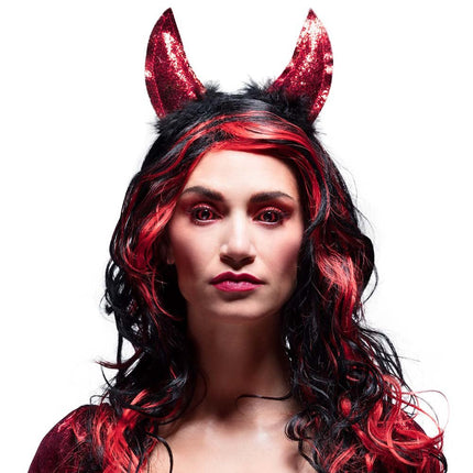 Halloween 6 - Maandslenzen Sclera She - Devil van Boland koop je bij Partywinkel