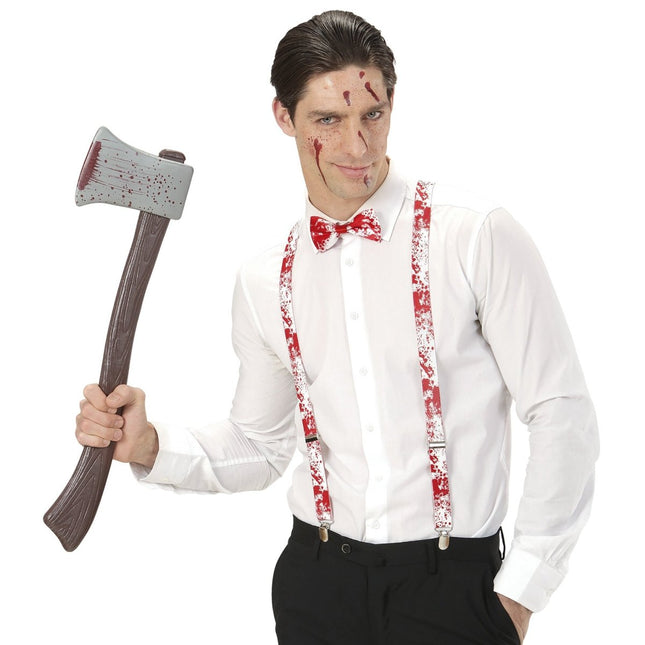 Halloween Accessoireset Bretels En Strik 2 delig van Widmann koop je bij Partywinkel