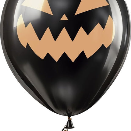 Halloween Ballonnen Pompoen 30cm 10st van Fiestas Guirca koop je bij Partywinkel