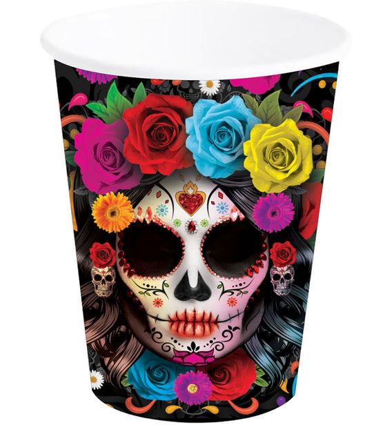 Halloween Bekers Doodshoofd 240ml van Fiestas Guirca koop je bij Partywinkel