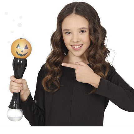 Halloween Bellenblaas Pompoen Led 36cm van Fiestas Guirca koop je bij Partywinkel