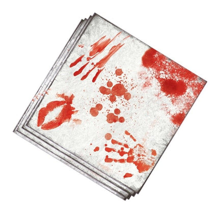 Halloween Bloederige Servetten 33cm 12st van Fiestas Guirca koop je bij Partywinkel
