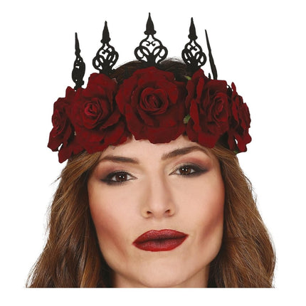 Halloween Bloemenkrans van Fiestas Guirca koop je bij Partywinkel