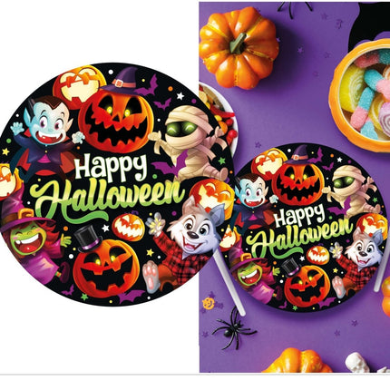 Halloween Borden 23cm 6st van Fiestas Guirca koop je bij Partywinkel