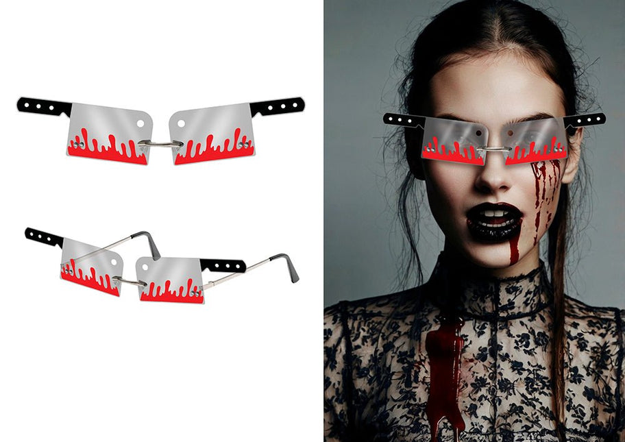 Halloween Bril Mes van Fiestas Guirca koop je bij Partywinkel