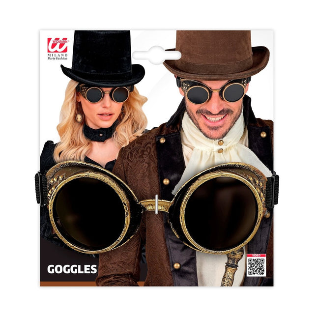 Halloween Bril Steampunk van Widmann koop je bij Partywinkel