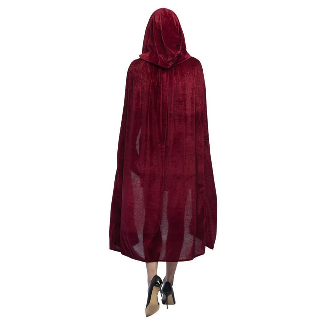 Halloween Cape Bordeaux Rood van Boland koop je bij Partywinkel