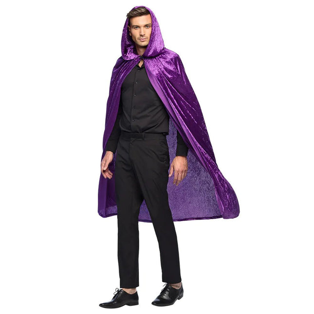 Halloween Cape Paars 1,7m van Boland koop je bij Partywinkel