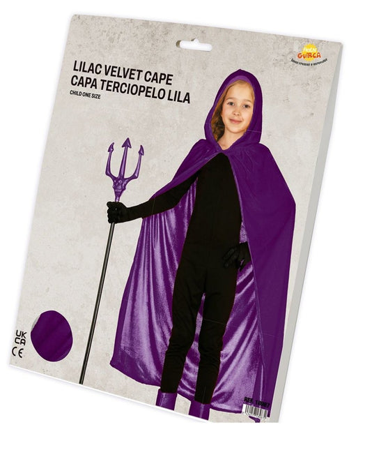 Halloween Cape Paars Kind 1m van Fiestas Guirca koop je bij Partywinkel