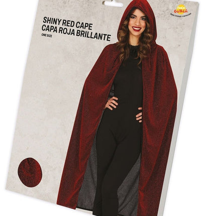 Halloween Cape Rood 1,10m van Fiestas Guirca koop je bij Partywinkel