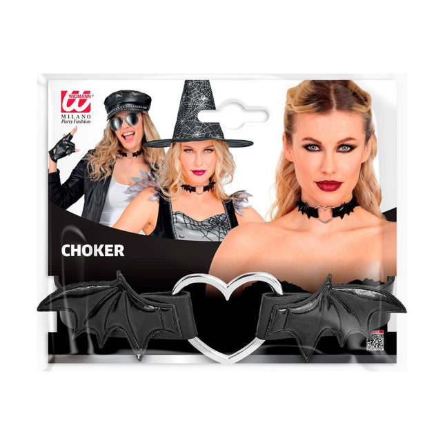 Halloween Choker Vleermuis van Widmann koop je bij Partywinkel