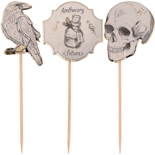Halloween Cocktailprikkers 12cm 6st van Folat koop je bij Partywinkel