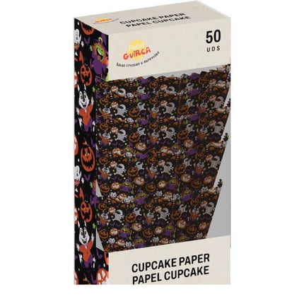 Halloween Cupcake Vormpjes Papier 5cm 50st van Fiestas Guirca koop je bij Partywinkel