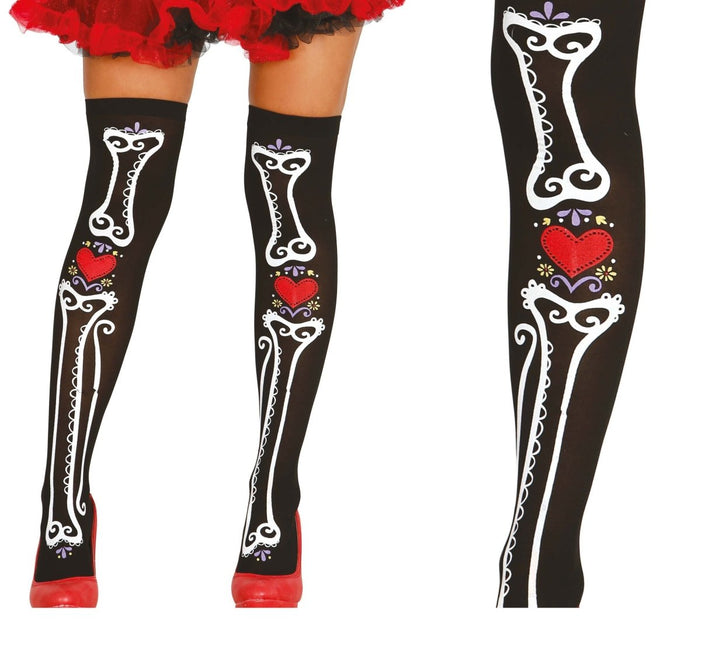 Halloween Day Of The Dead Kousen van Fiestas Guirca koop je bij Partywinkel