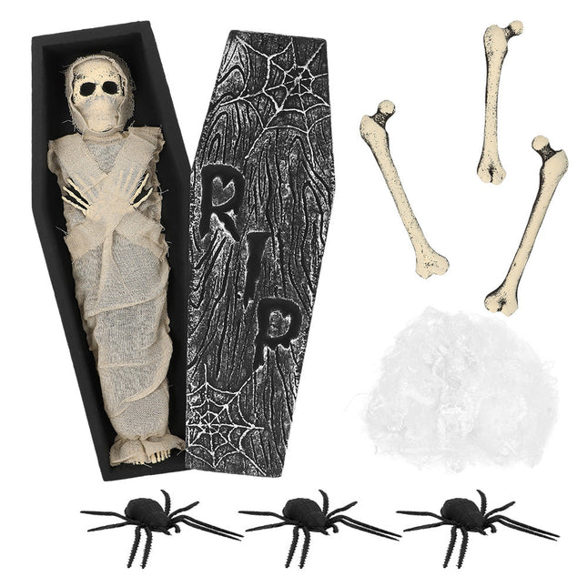 Halloween Decoratie Set Mummy 8 delig van Boland koop je bij Partywinkel