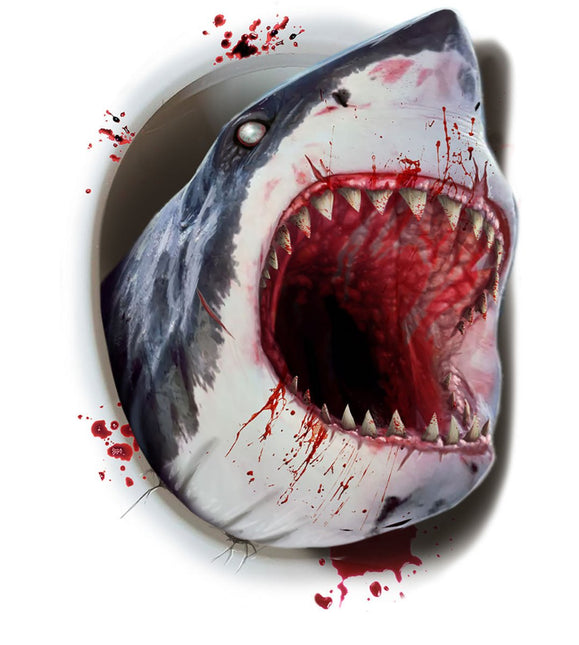 Halloween Decoratie Wc Haai van Fiestas Guirca koop je bij Partywinkel