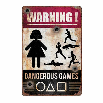 Halloween Deurbord Dangerous Games 36cm van Fiestas Guirca koop je bij Partywinkel
